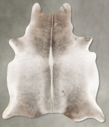 Medium Grey X-Large Brazilian Cowhide Rug 7'8"H x 6'3"W #B29153 by Hudson Hides