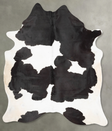 Black and White XX-Large Brazilian Cowhide Rug 8'3"H x 6'4"W #B29155 by Hudson Hides