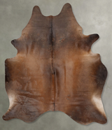 Chocolate XX-Large Brazilian Cowhide Rug 8'2"H x 6'5"W #B29156 by Hudson Hides