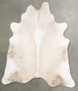 Champagne XX-Large Brazilian Cowhide Rug 7'9"H x 7'2"W #B29159 by Hudson Hides