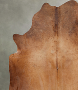 Solid Brown XX-Large Brazilian Cowhide Rug 8'2"H x 7'4"W #B29160 by Hudson Hides