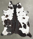 Chocolate and White X-Large Brazilian Cowhide Rug 7'11"H x 6'1"W #B29161 by Hudson Hides