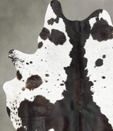 Chocolate and White X-Large Brazilian Cowhide Rug 7'11"H x 6'1"W #B29161 by Hudson Hides