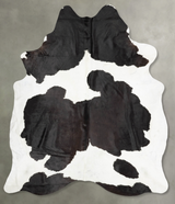 Black and White XX-Large Brazilian Cowhide Rug 8'11"H x 6'10"W #B29163 by Hudson Hides