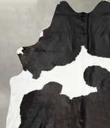 Black and White XX-Large Brazilian Cowhide Rug 8'11"H x 6'10"W #B29163 by Hudson Hides