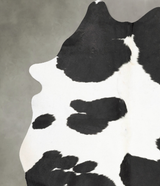 Black and White XX-Large Brazilian Cowhide Rug 8'5"H x 6'2"W #B29165 by Hudson Hides