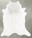 Light Grey XX-Large Brazilian Cowhide Rug 8'1"H x 6'11"W #B29169 by Hudson Hides
