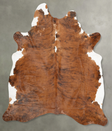 Medium Brindle X-Large Brazilian Cowhide Rug 7'6"H x 6'7"W #B29173 by Hudson Hides