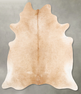 Beige XX-Large Brazilian Cowhide Rug 7'10"H x 6'5"W #B29174 by Hudson Hides