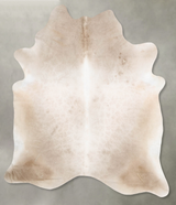 Champagne XX-Large Brazilian Cowhide Rug 8'11"H x 7'1"W #B29176 by Hudson Hides