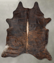 Dark Brindle XX-Large Brazilian Cowhide Rug 8'0"H x 6'4"W #B29178 by Hudson Hides