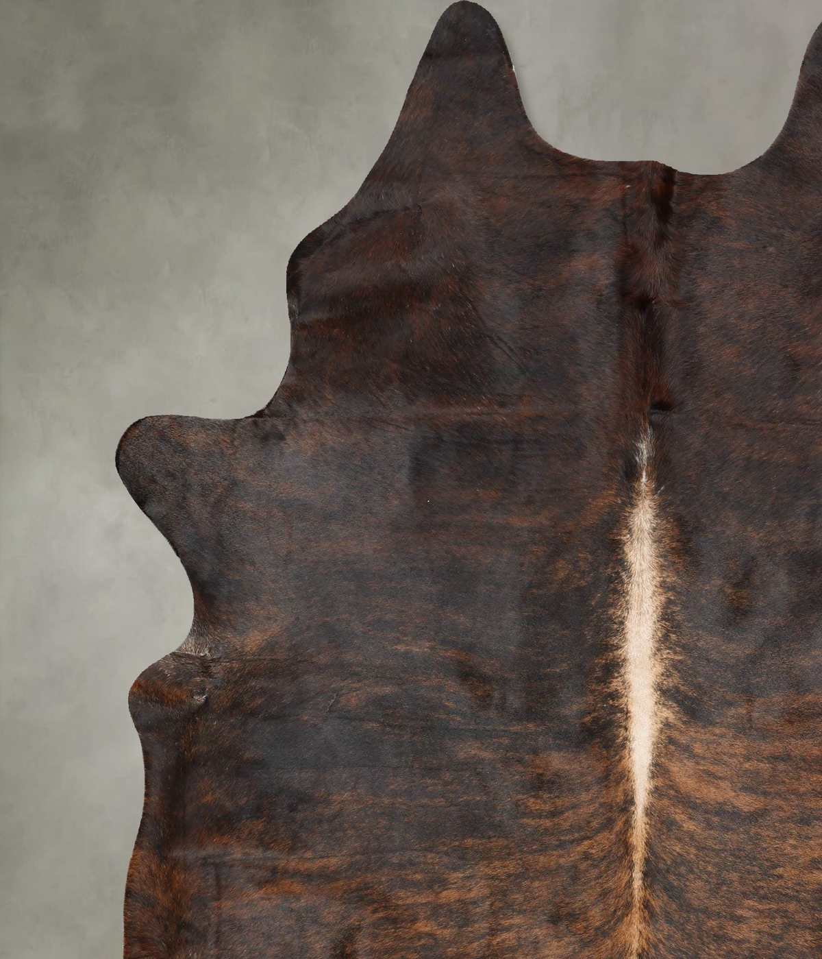 Dark Brindle XX-Large Brazilian Cowhide Rug 8'0"H x 6'4"W #B29178 by Hudson Hides