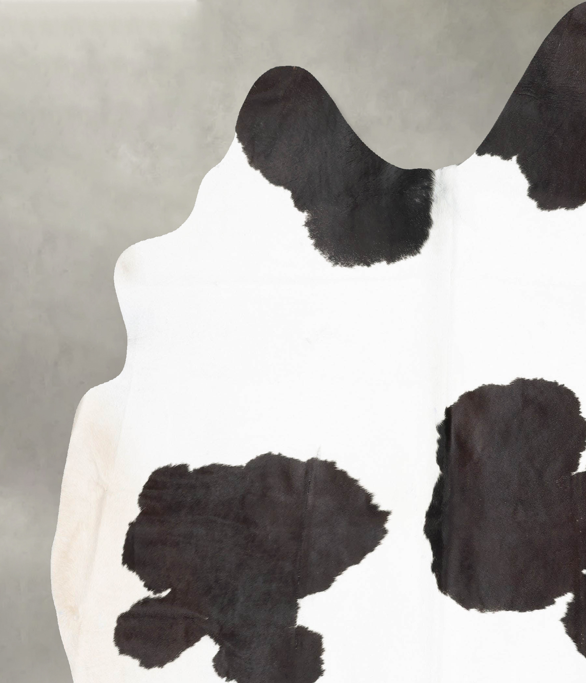 Black and White XX-Large Brazilian Cowhide Rug 7'9"H x 7'0"W #B29179 by Hudson Hides
