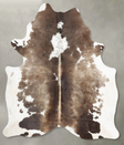 Taupe XX-Large Brazilian Cowhide Rug 8'1"H x 6'9"W #B29188 by Hudson Hides