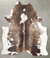 Taupe XX-Large Brazilian Cowhide Rug 8'1"H x 6'9"W #B29188 by Hudson Hides