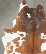 Chocolate and White XX-Large Brazilian Cowhide Rug 8'6"H x 6'8"W #B29192 by Hudson Hides