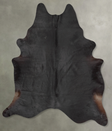 Solid Black XX-Large Brazilian Cowhide Rug 8'5"H x 6'8"W #B29194 by Hudson Hides