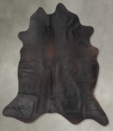 Chocolate XX-Large Brazilian Cowhide Rug 7'10"H x 6'7"W #B29197 by Hudson Hides
