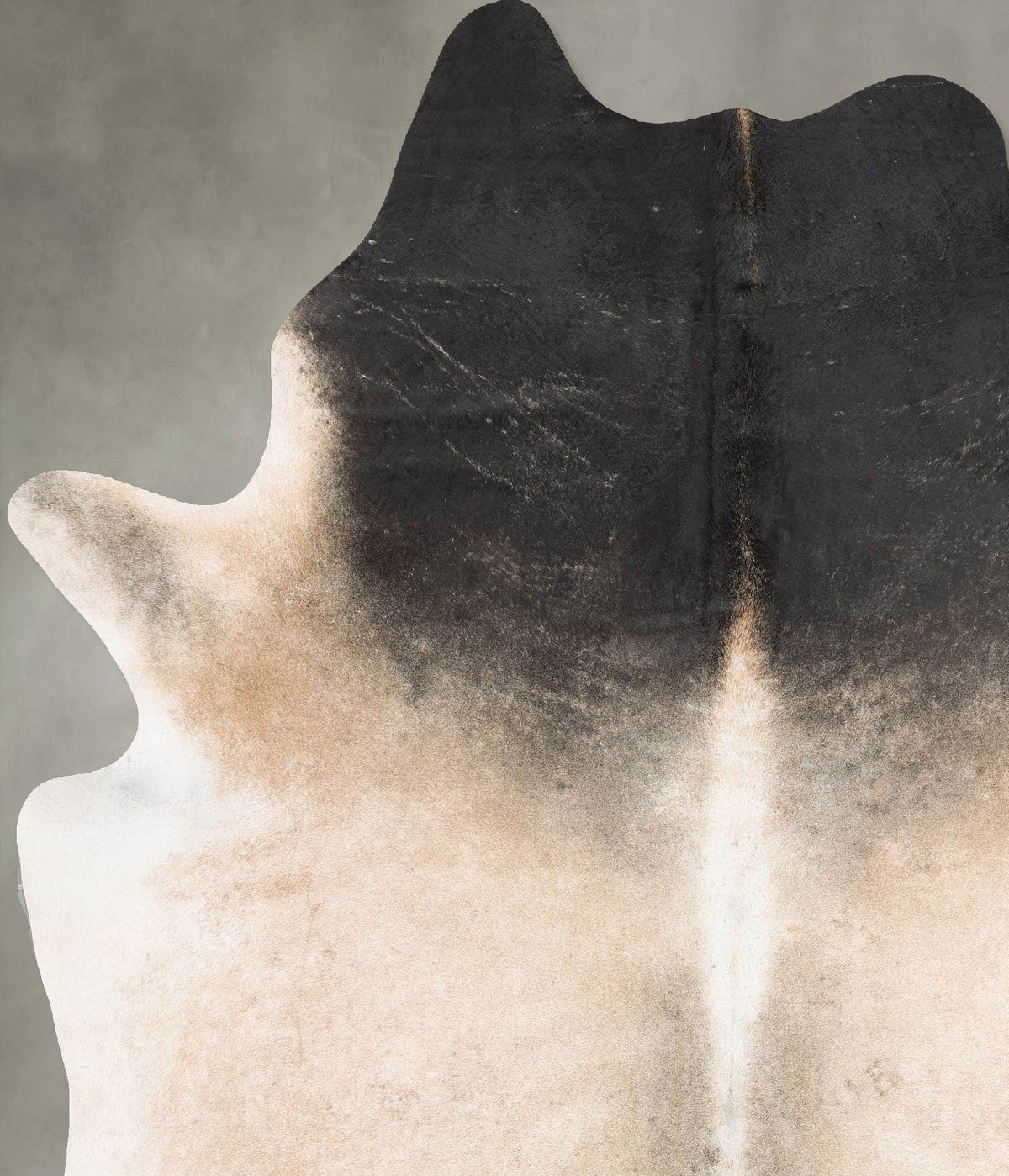 Grey with Beige XX-Large Brazilian Cowhide Rug 8'9"H x 6'6"W #B29202 by Hudson Hides