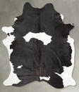 Black and White X-Large Brazilian Cowhide Rug 8'0"H x 6'1"W #B29206 by Hudson Hides