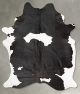 Black and White X-Large Brazilian Cowhide Rug 8'0"H x 6'1"W #B29206 by Hudson Hides
