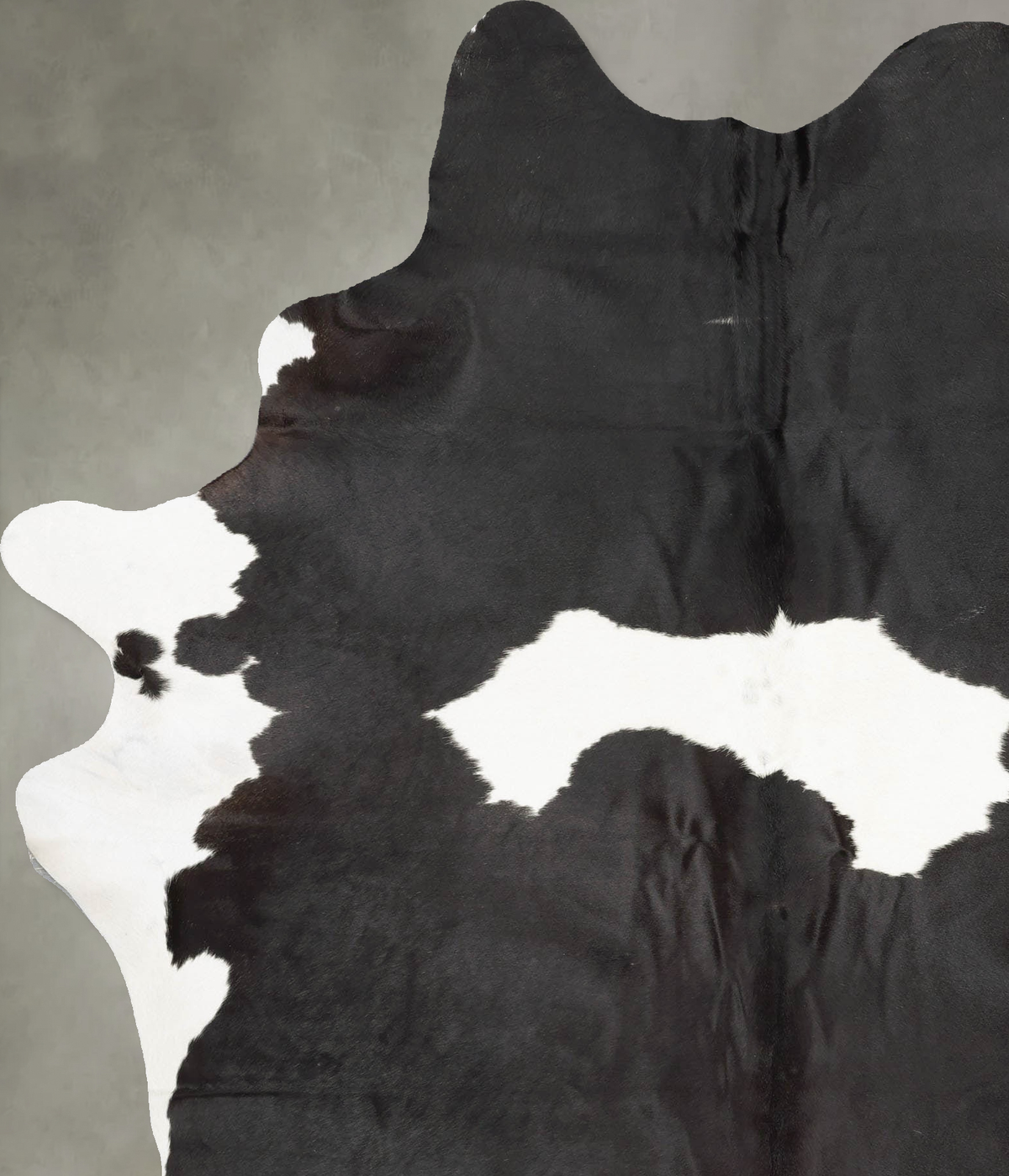 Black and White X-Large Brazilian Cowhide Rug 8'0"H x 6'1"W #B29206 by Hudson Hides