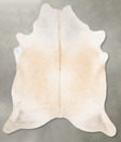 Beige XX-Large Brazilian Cowhide Rug 8'4"H x 6'11"W #B29209 by Hudson Hides