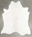 Grey with Beige X-Large Brazilian Cowhide Rug 7'2"H x 6'3"W #B29211 by Hudson Hides