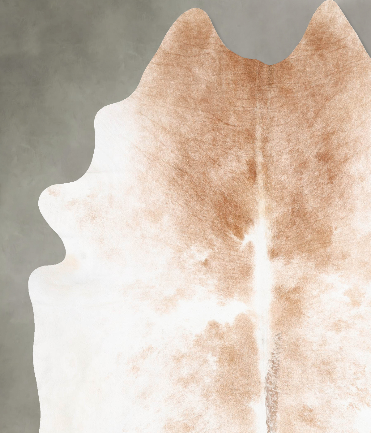 Grey with Beige XX-Large Brazilian Cowhide Rug 8'6"H x 7'0"W #B29212 by Hudson Hides