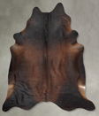 Chocolate XX-Large Brazilian Cowhide Rug 8'3"H x 7'6"W #B29215 by Hudson Hides