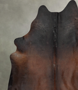 Chocolate XX-Large Brazilian Cowhide Rug 8'3"H x 7'6"W #B29215 by Hudson Hides