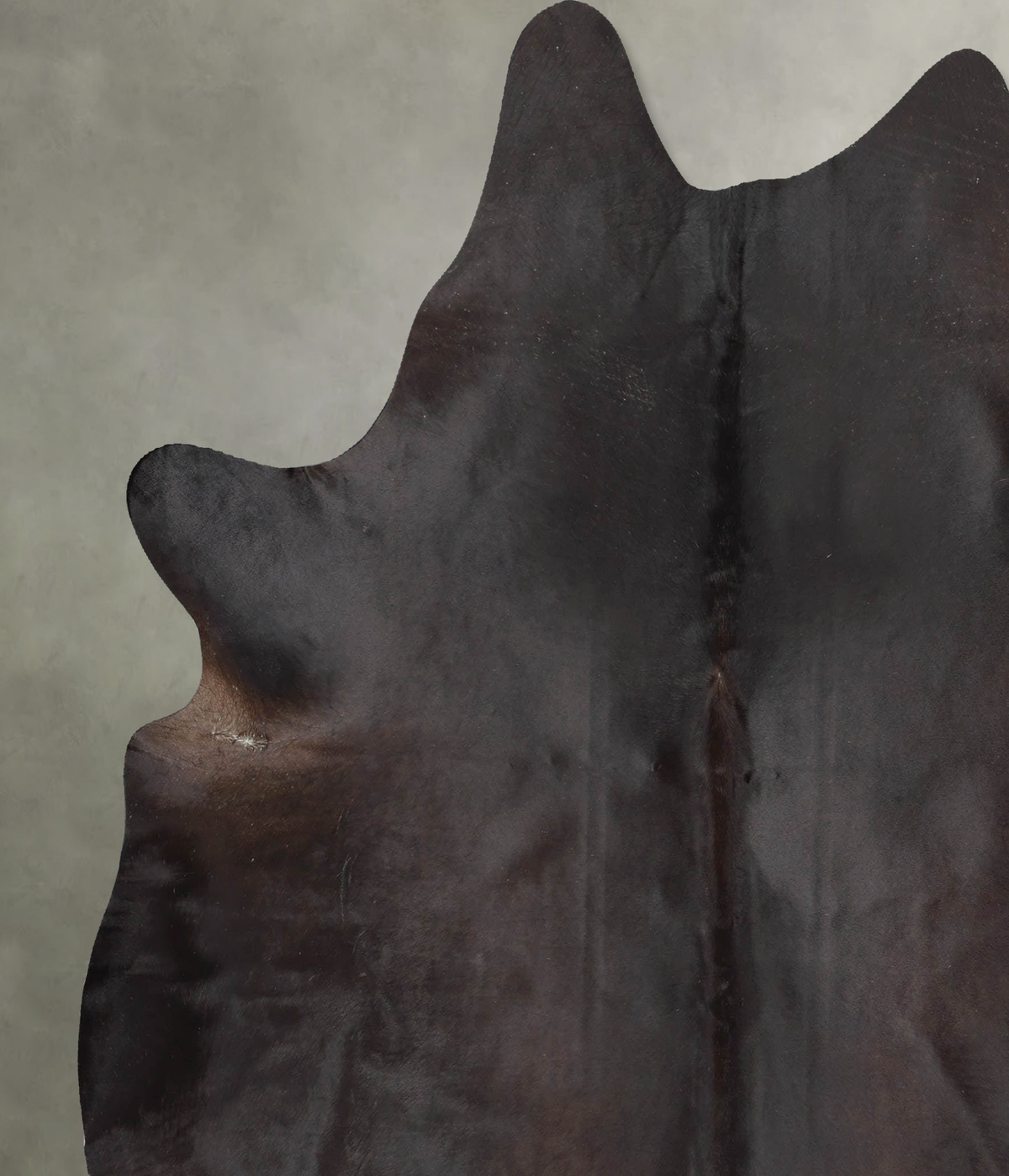 Chocolate XX-Large Brazilian Cowhide Rug 7'11"H x 6'11"W #B29216 by Hudson Hides