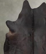Chocolate XX-Large Brazilian Cowhide Rug 7'11"H x 6'11"W #B29216 by Hudson Hides