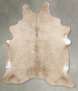 Champagne X-Large Brazilian Cowhide Rug 8'0"H x 6'2"W #B29217 by Hudson Hides