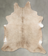 Champagne X-Large Brazilian Cowhide Rug 8'0"H x 6'2"W #B29217 by Hudson Hides