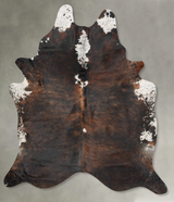 Tricolor XX-Large Brazilian Cowhide Rug 8'8"H x 7'1"W #B29221 by Hudson Hides