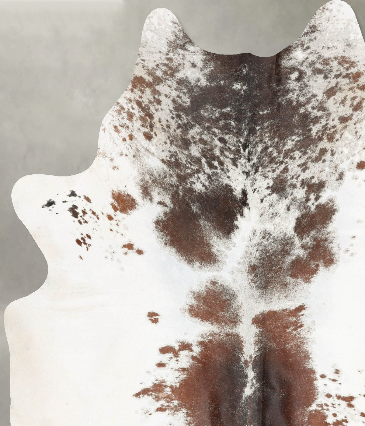 Salt and Pepper Brown XX-Large Brazilian Cowhide Rug 7'9"H x 6'6"W #B29223 by Hudson Hides