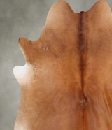 Solid Brown XX-Large Brazilian Cowhide Rug 8'4"H x 7'7"W #B29225 by Hudson Hides