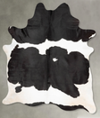 Black and White XX-Large Brazilian Cowhide Rug 9'1"H x 6'4"W #B29227 by Hudson Hides