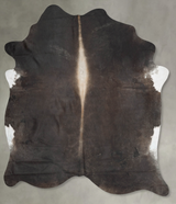 Chocolate XX-Large Brazilian Cowhide Rug 8'2"H x 6'9"W #B29228 by Hudson Hides
