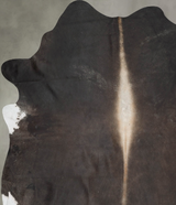 Chocolate XX-Large Brazilian Cowhide Rug 8'2"H x 6'9"W #B29228 by Hudson Hides