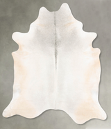 Light Grey X-Large Brazilian Cowhide Rug 7'6"H x 6'5"W #B29229 by Hudson Hides