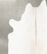 Grey with Beige XX-Large Brazilian Cowhide Rug 7'10"H x 6'9"W #B29231 by Hudson Hides