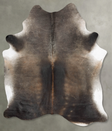 Dark Grey XX-Large Brazilian Cowhide Rug 8'6"H x 6'4"W #B29235 by Hudson Hides