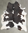 Chocolate and White X-Large Brazilian Cowhide Rug 7'11"H x 6'3"W #B29239 by Hudson Hides