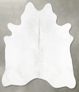 Light Grey X-Large Brazilian Cowhide Rug 7'8"H x 6'6"W #B29241 by Hudson Hides