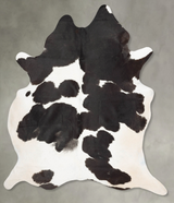 Black and White XX-Large Brazilian Cowhide Rug 8'3"H x 6'10"W #B29243 by Hudson Hides