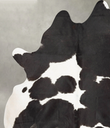 Black and White XX-Large Brazilian Cowhide Rug 8'3"H x 6'10"W #B29243 by Hudson Hides
