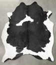 Black and White XX-Large Brazilian Cowhide Rug 8'4"H x 6'6"W #B29244 by Hudson Hides
