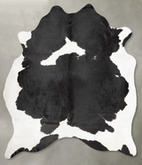 Black and White XX-Large Brazilian Cowhide Rug 8'4"H x 6'6"W #B29244 by Hudson Hides